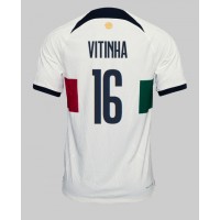 Camiseta Portugal Vitinha #16 Visitante Equipación Mundial 2022 manga corta